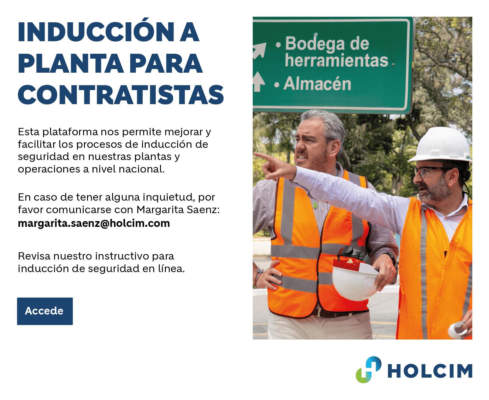 inducción a plantas para contrastistas