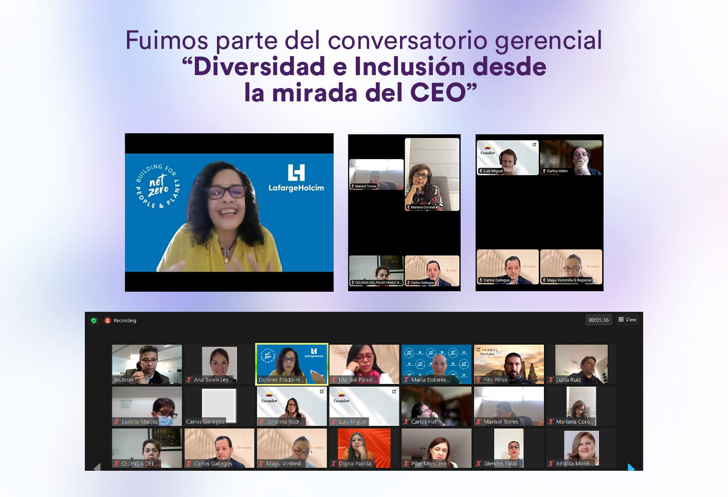 conversatorio miradas mujeres