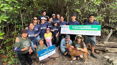 vivero comunitario de mangle