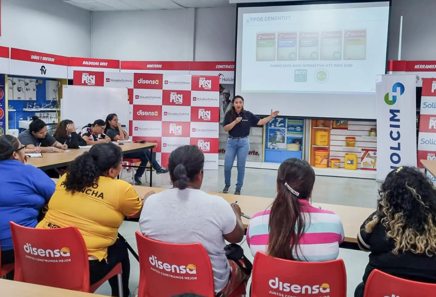 mujeres construcción
