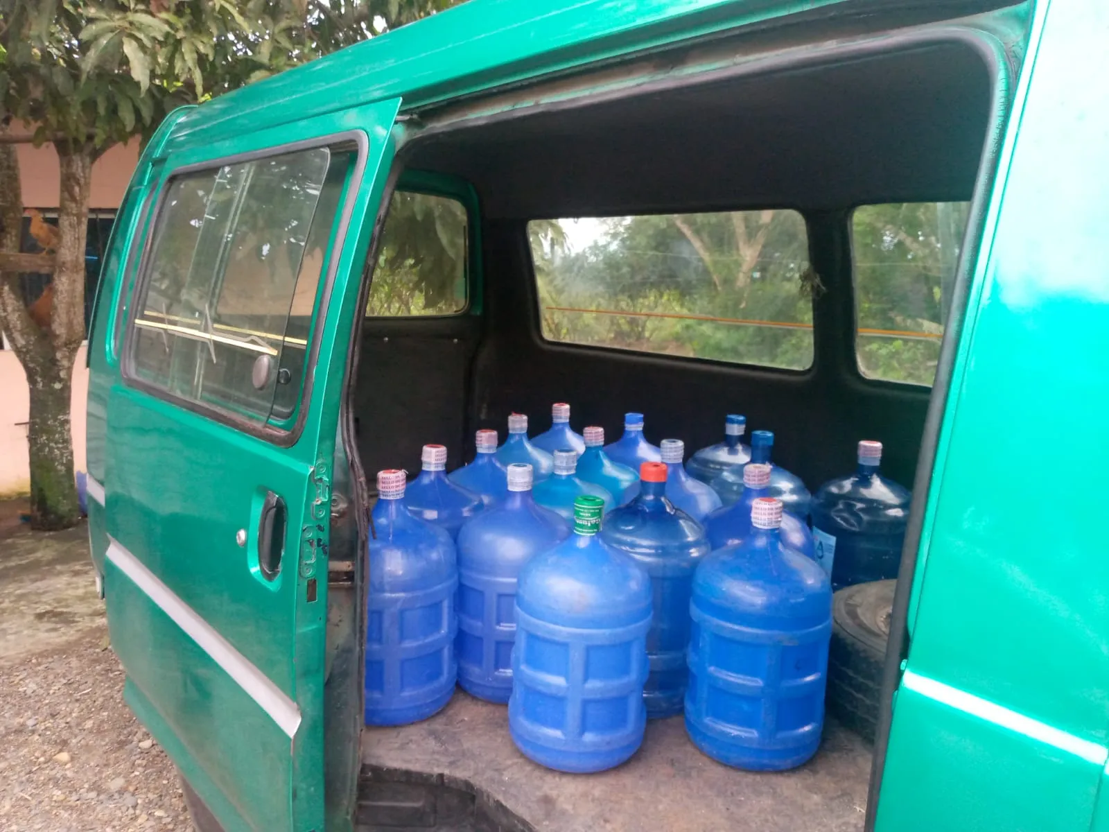 Donación de agua para ventanas