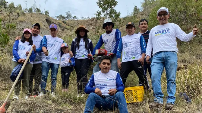 Reforestación en Latacunga